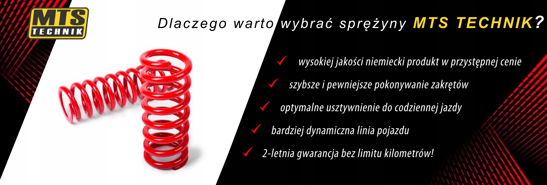 SPRĘŻYNY TYŁ -35 DO CHEVROLET DAEWOO LANOS 97-03 Producent części MTS-Technik