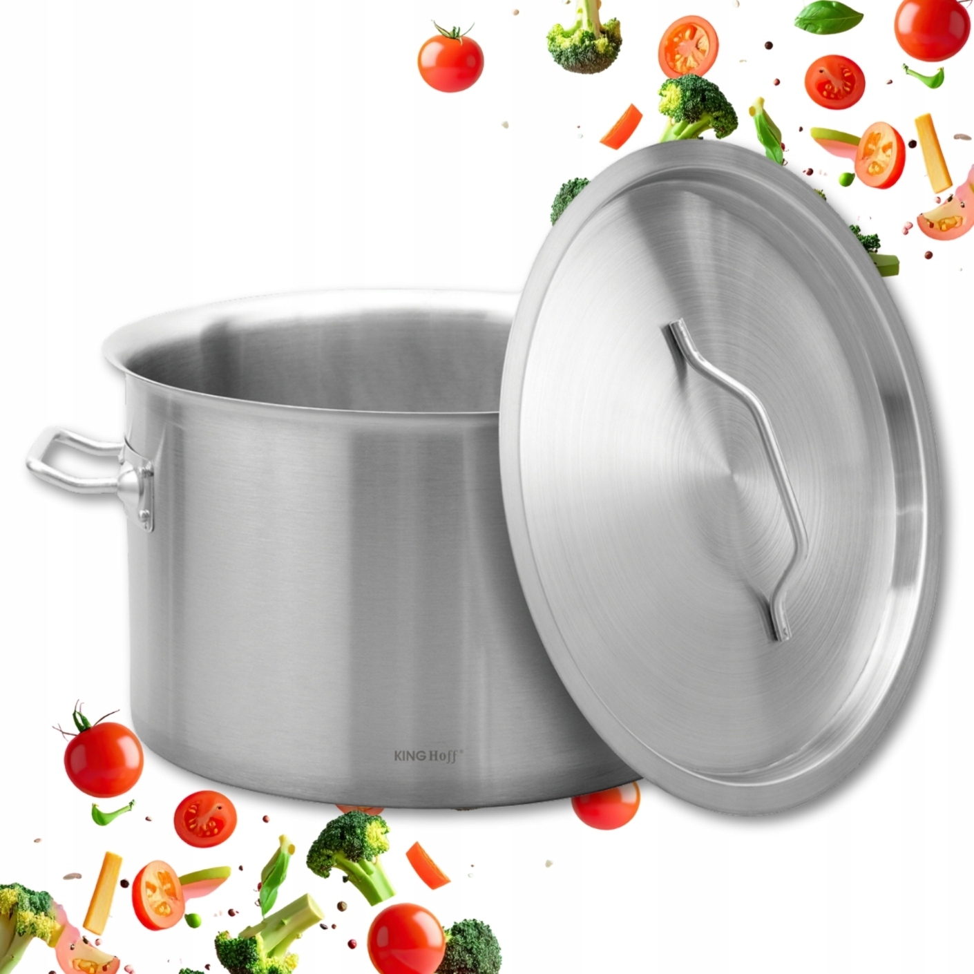 Hrnec s víkem 32x22 cm Gastronomický 17 Lit Ocel Indukční plyn KINGHoff