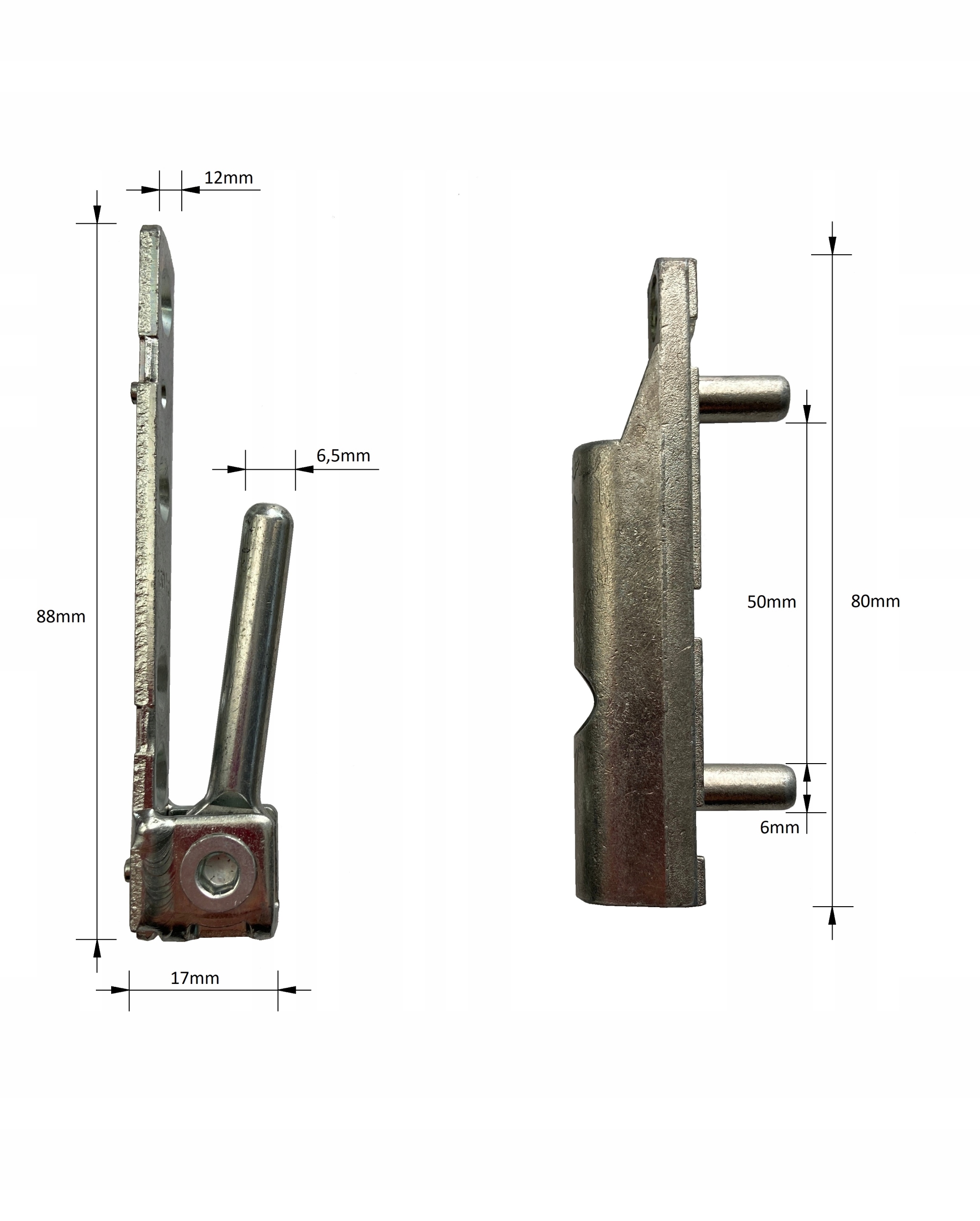 FEWB ZAWIAS KOMPLET dolny górny drzwi balkonowych Rodzaj zawias