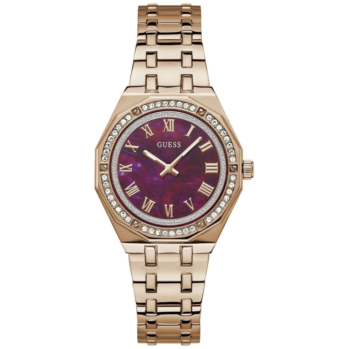Dámské hodinky Guess GW0770L3 Zirkony růžové zlato