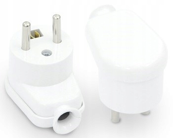 

Wtyczka Kątowa Z/o WT-16 Biała Lumixa Rozbieralna