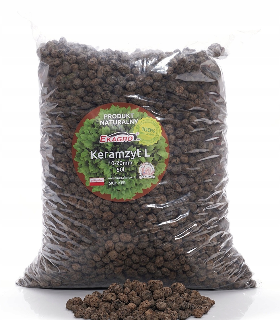 

50L Keramzyt Ogrodniczy Drenaż Ceramiczny Podłoże