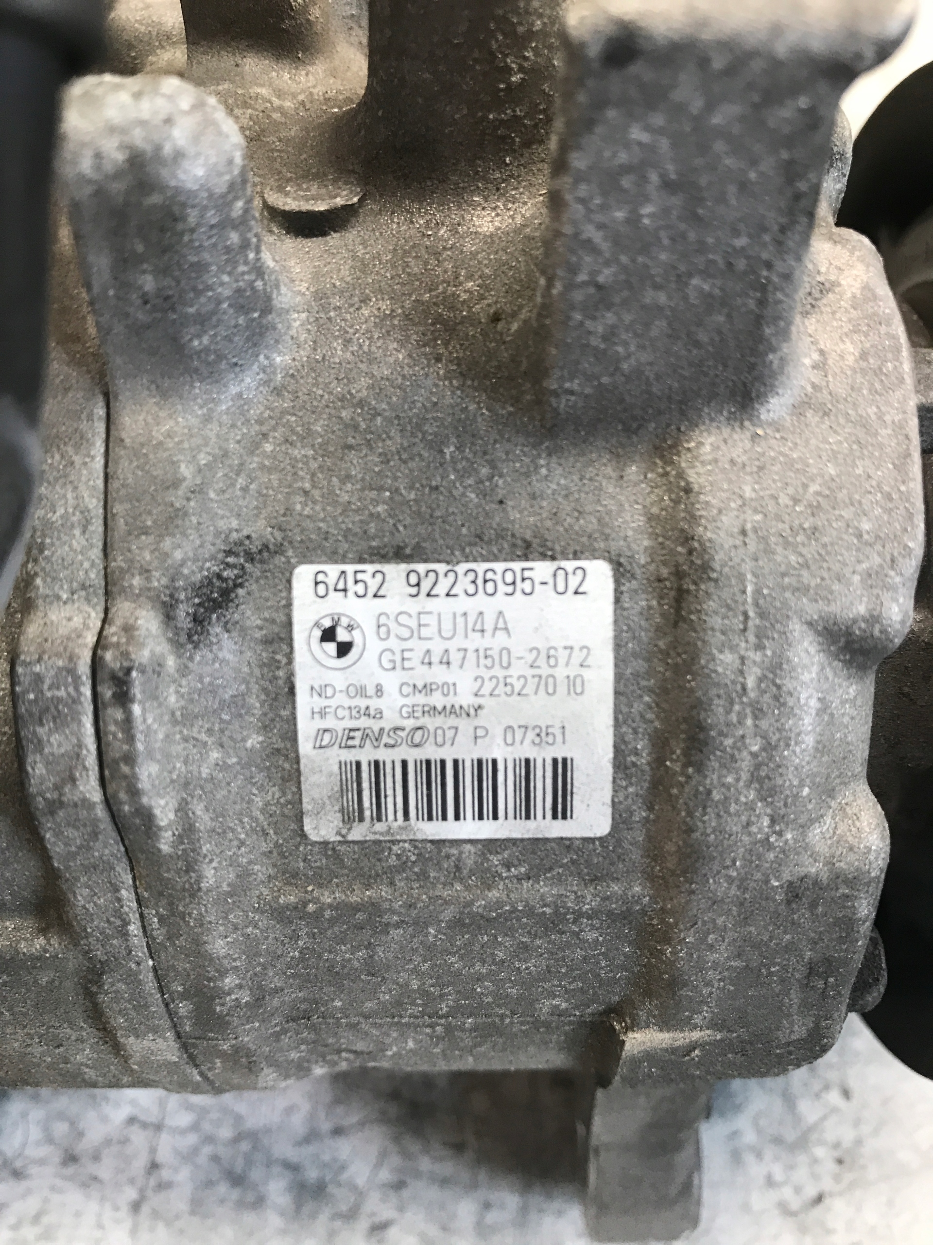 kompresor kompresor klimatizaci BMW E90 9223695