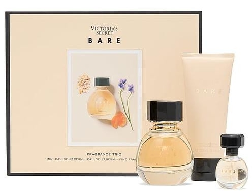 Victoria's Secret Dárková sada Bare parfémovaná voda Edp balzám 3 ks