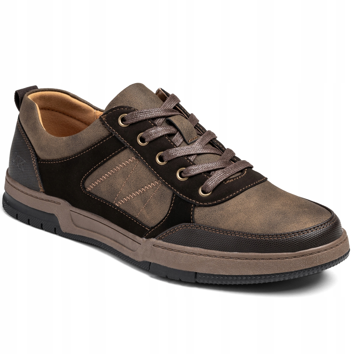 Pánské polobotky v.KŮŽE casual tenisky Šněrovací pohodlné Wojtyłko 42