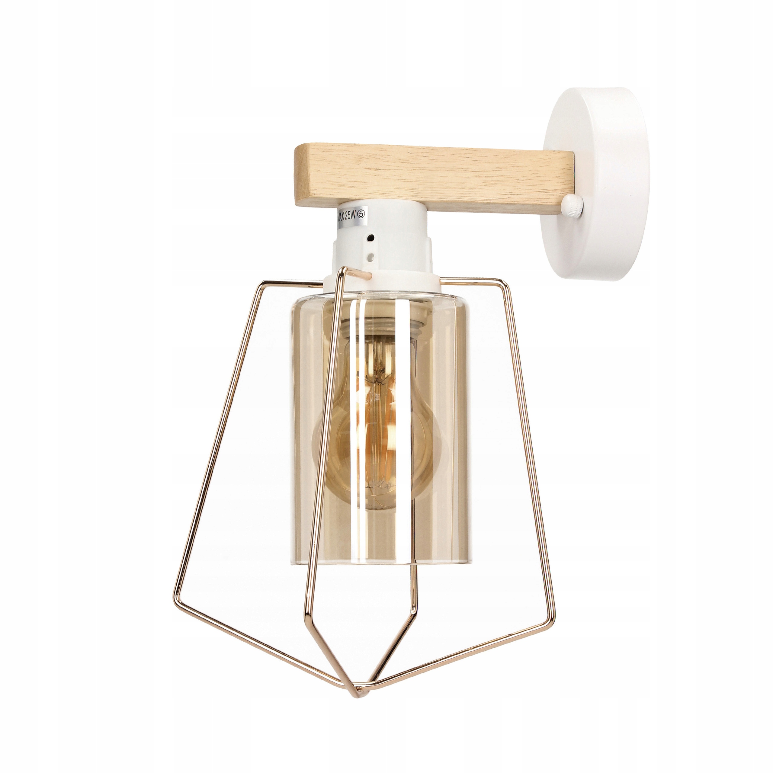 

Lampa ścienna Kinkiet Edison Nowoczesna Loft E27