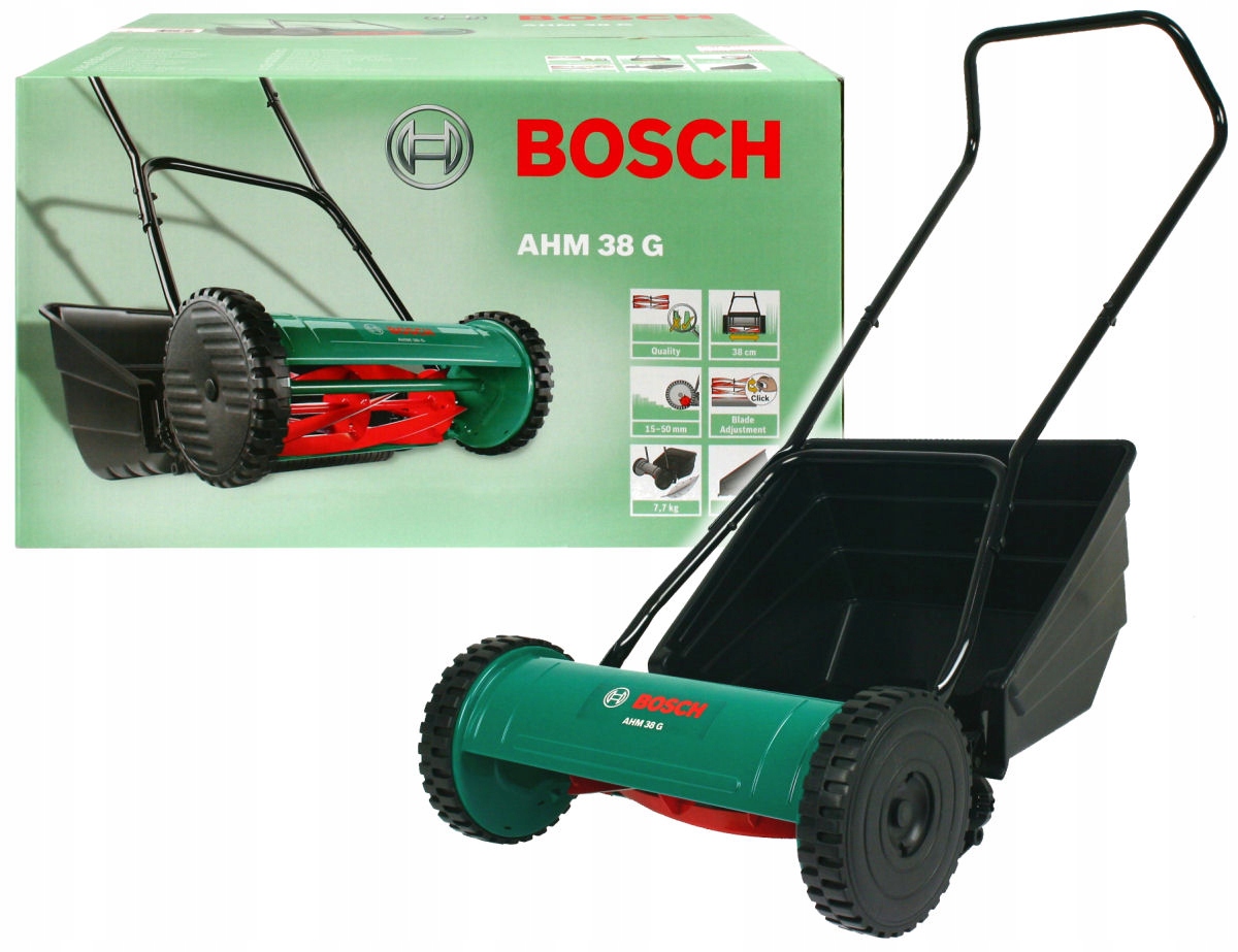 

Kosiarka Ręczna Bębnowa 38cm Ahm 38G Bosch Kosz