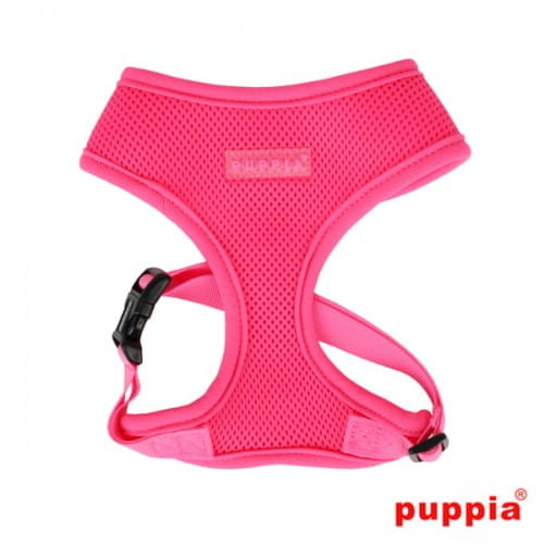 Levně postroj pro psa/kočku Puppia soft neon růžový velikost: L