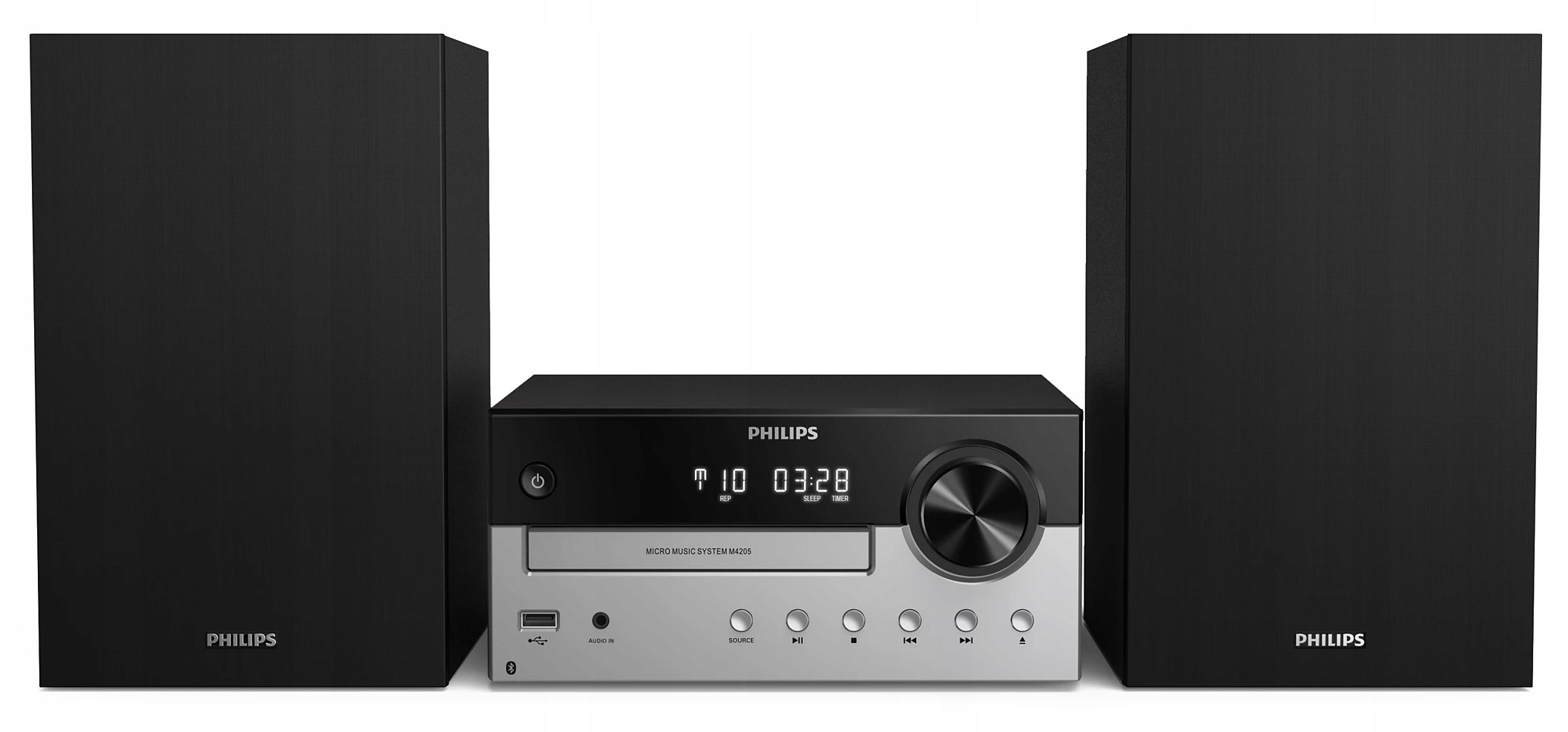 Philips mikrowieża Bluetooth CD, MP3, USB TAM4205