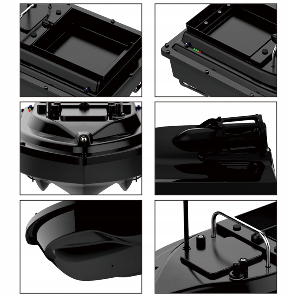 ŁÓDKA ZANĘTOWA RC ŁADOWALNA PRZYNĘTA 2 KG PODAJNIK Model D16