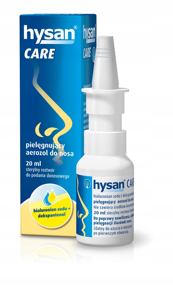 

Hysan Care pielęgnujący aerozol do nosa 20 ml
