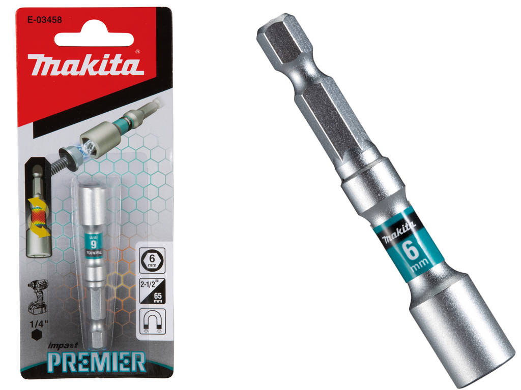 

Makita Udarowy Klucz Nasadowy 6mm Magn E-03458 1/4
