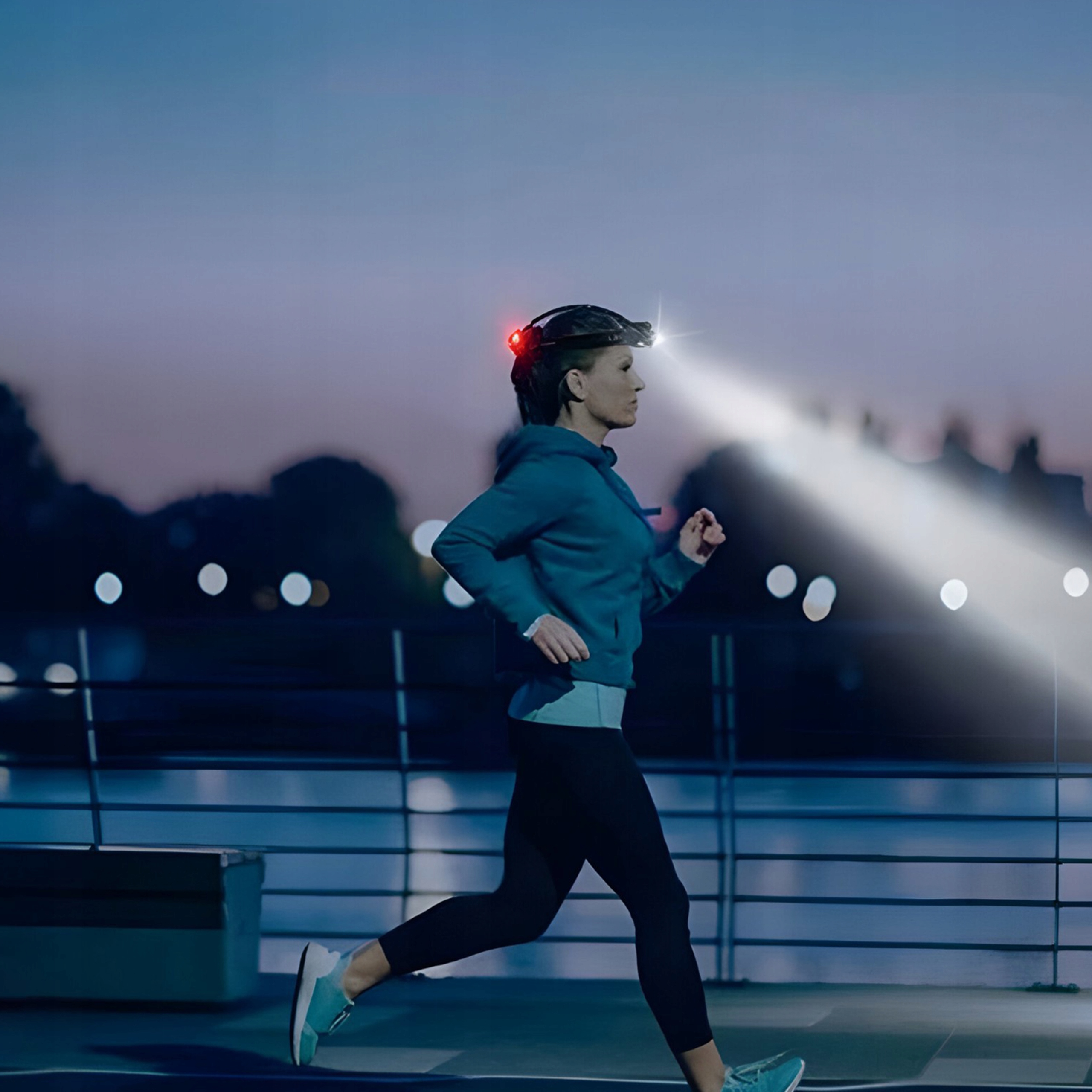 LATARKA CZOŁOWA 8 LED CREE COB CZOŁÓWKA MOCNA WODOODPORNA AKUMULATOROWA USB Materiał ABS