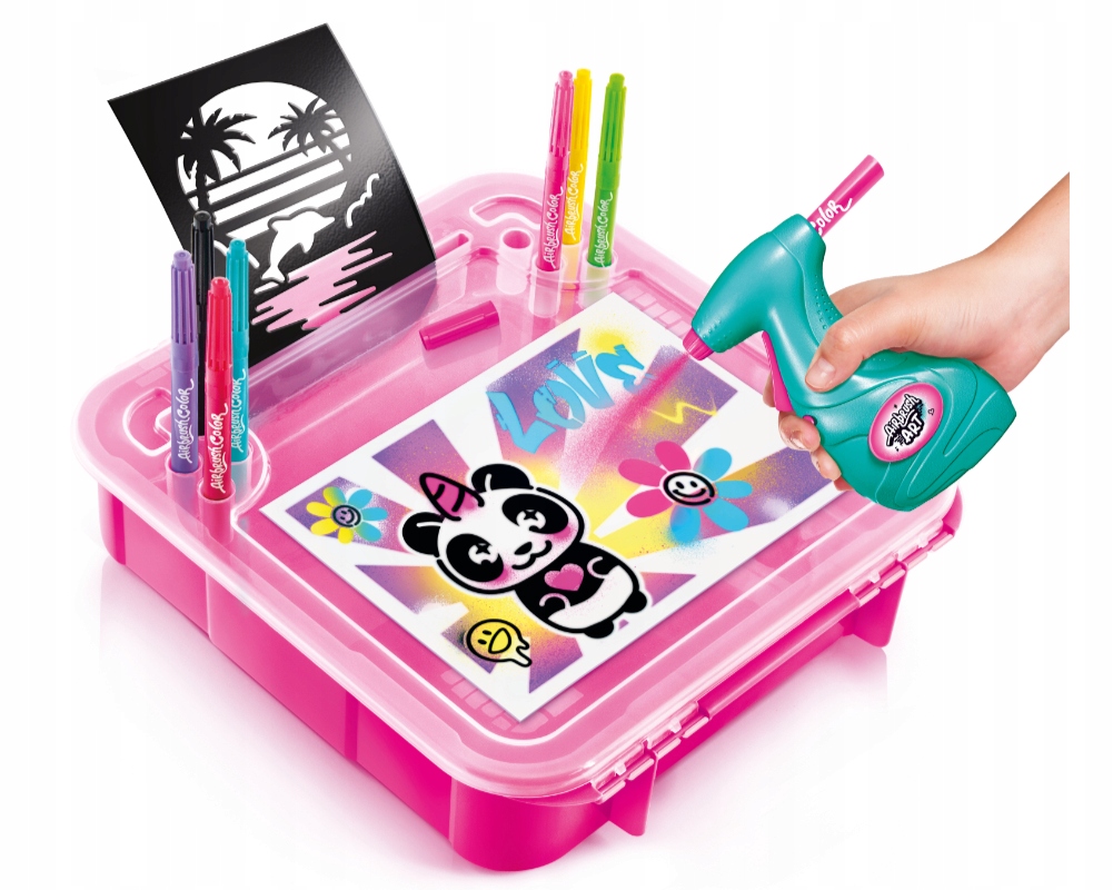 LAGAMINAS MAŽAJAM MENININKUI DIZAINO MENAS SU AEROGRAFIKU KŪRYBINIU RINKINYS EPEE Vaikams nuo 6 metų