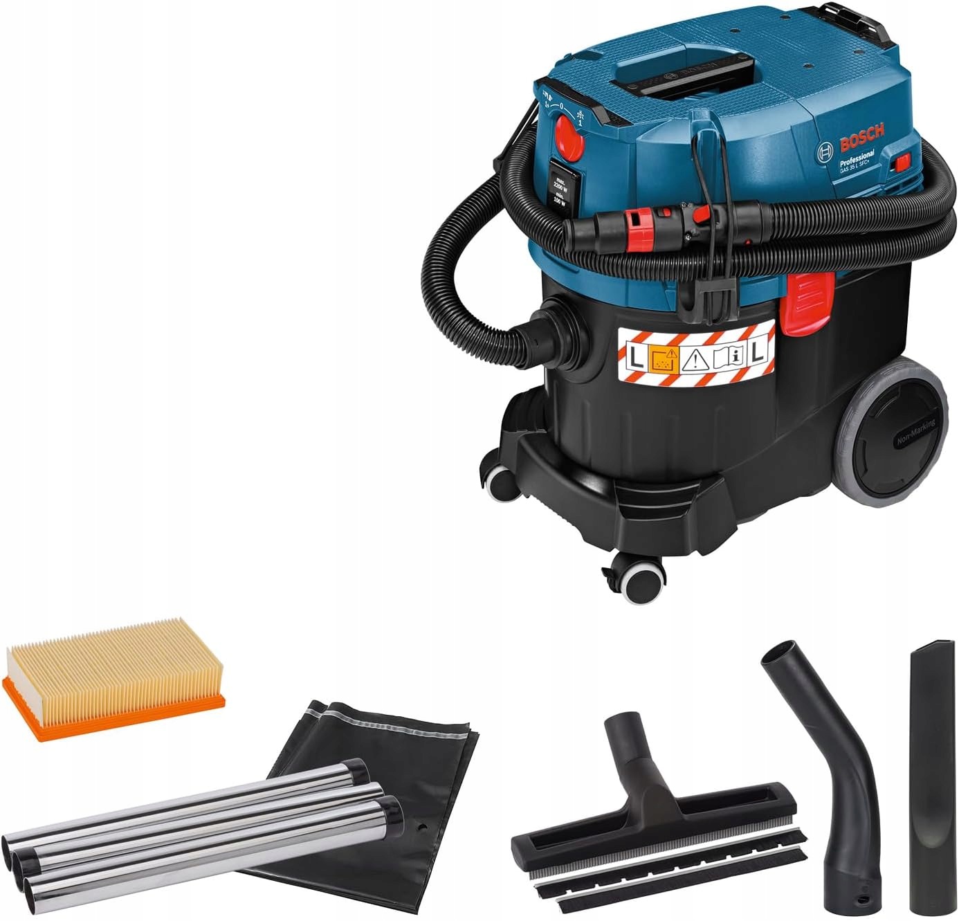 Bosch Professional Gas 35 L Sfc+ Vysavač třídy L, 1380 W