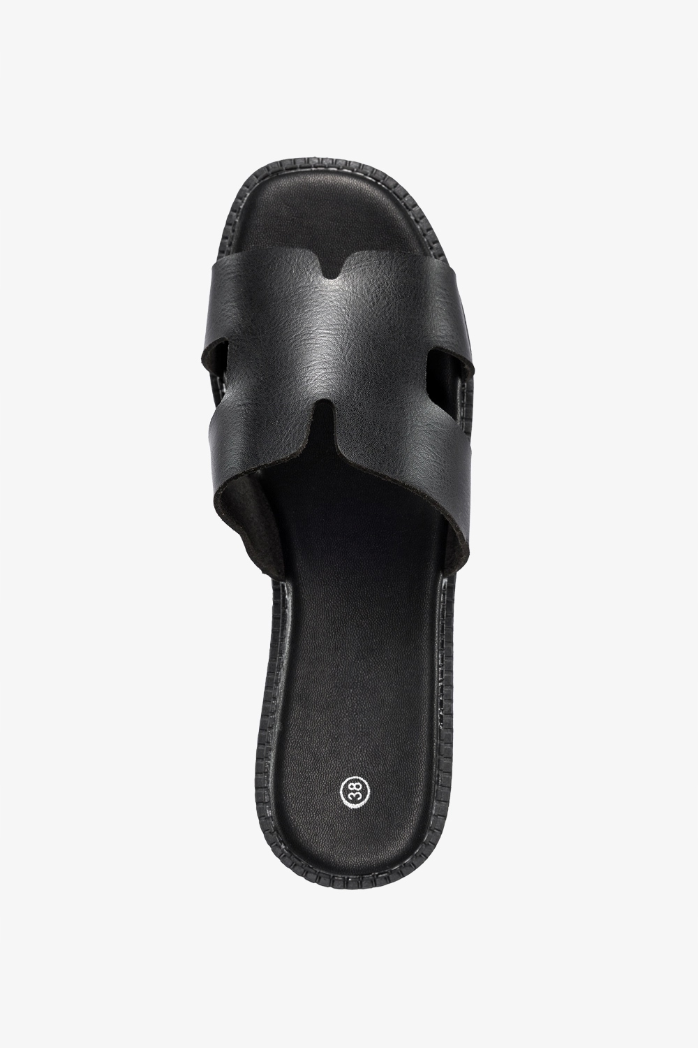 CZARNE KLAPKI DAMSKIE PŁASKA PODESZWA LEKKIE WYGODNE OBUWIE NA LATO r 38 Rozmiar 38