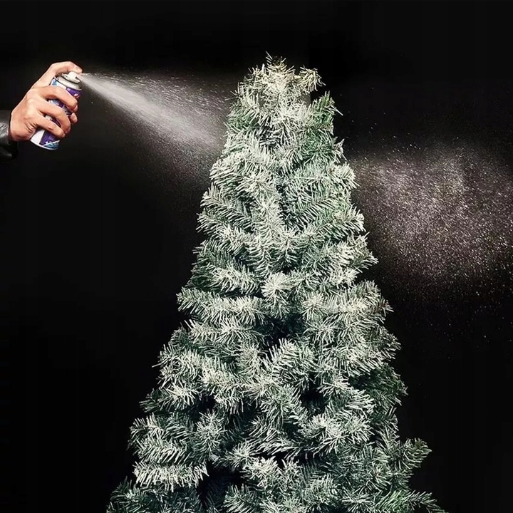 ŚNIEG W SPRAYU ŻÓŁTY DO CHOINKI OKIEN STROIKÓW ZDOBIEŃ 210ML Marka inna