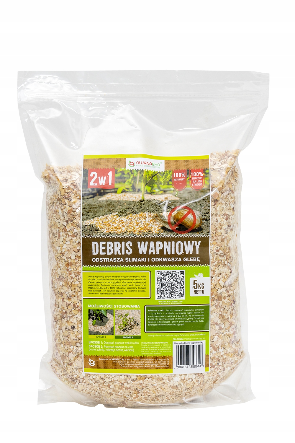

Środek na ślimaki naturalny nawóz 5kg Eko Preparat