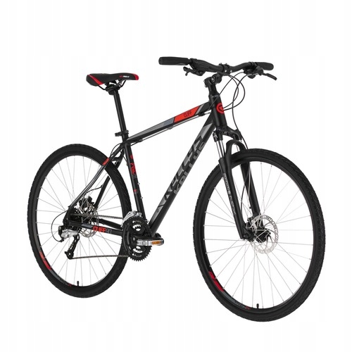 Rower Kellys Cliff 90 Black Red Rama L 21''