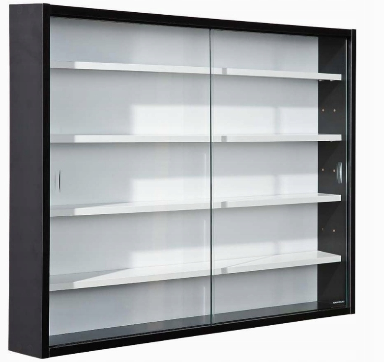 Witryna czarny matowe 60 x 80 x 9,5 cm Inter Link