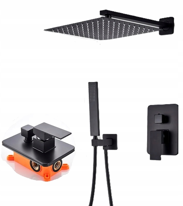 Sprchová batéria čierna 30 Box