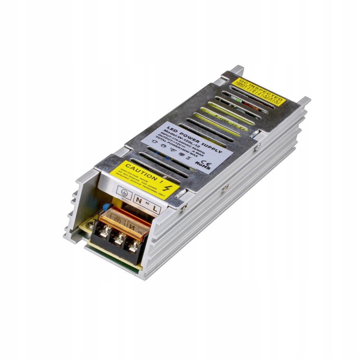 

Zasilacz Led 120W 12V Modułowy W-120L-12