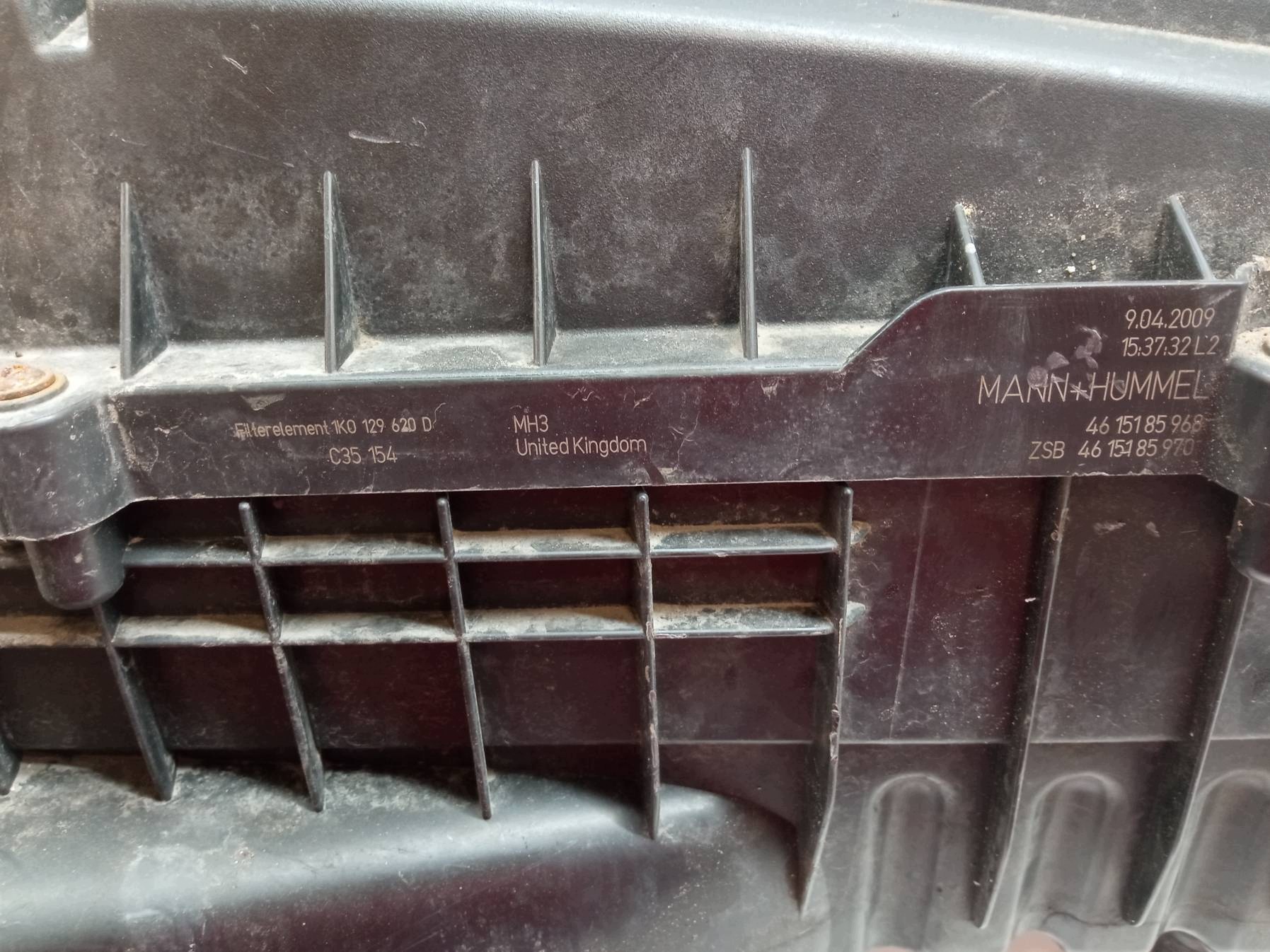Gehäuse filter luft 3C0129607AS Skoda Superb II (2008-2015)