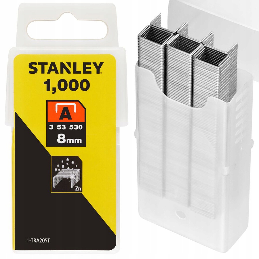 

Stanley TRA205T Zszywki Galwanizowane 8mm Typ A