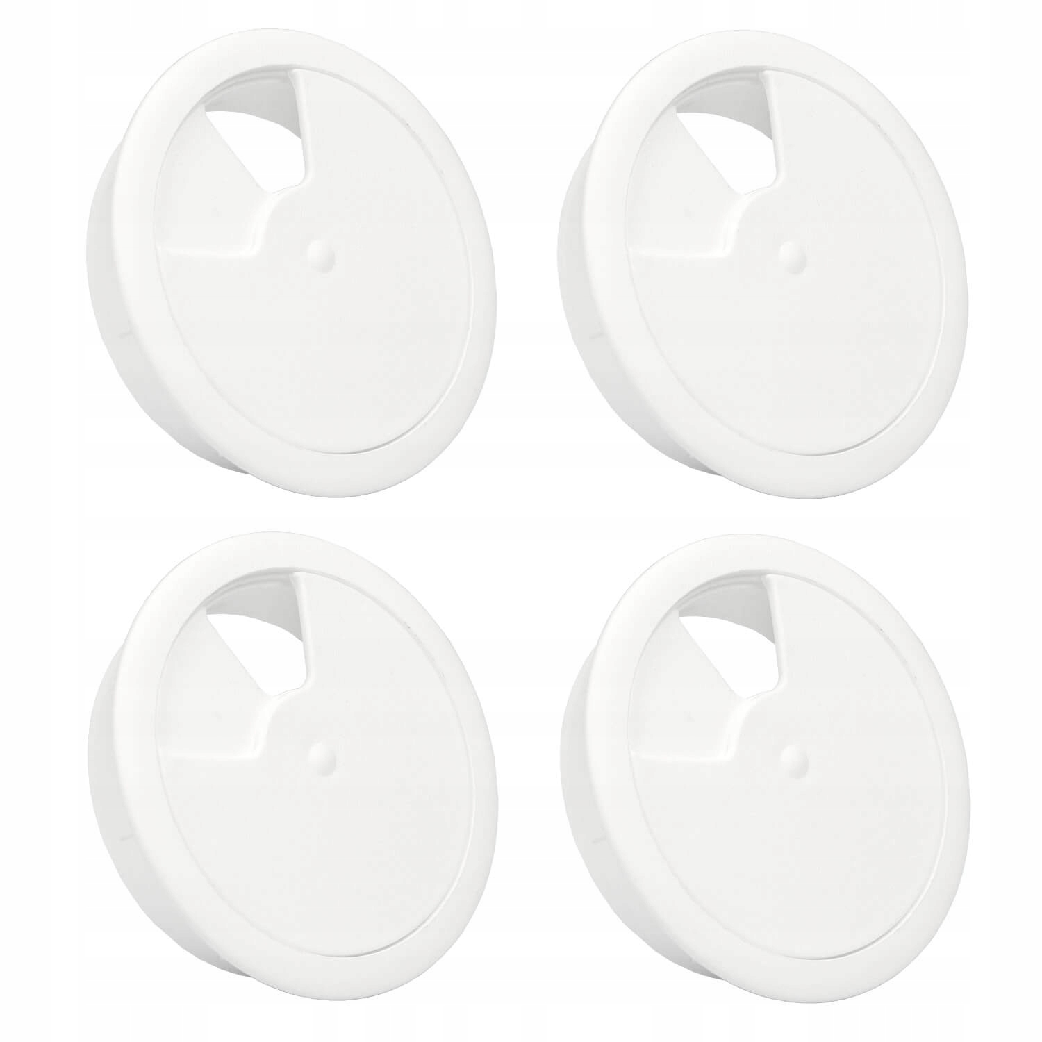 4x втулка, кабельная втулка, белый