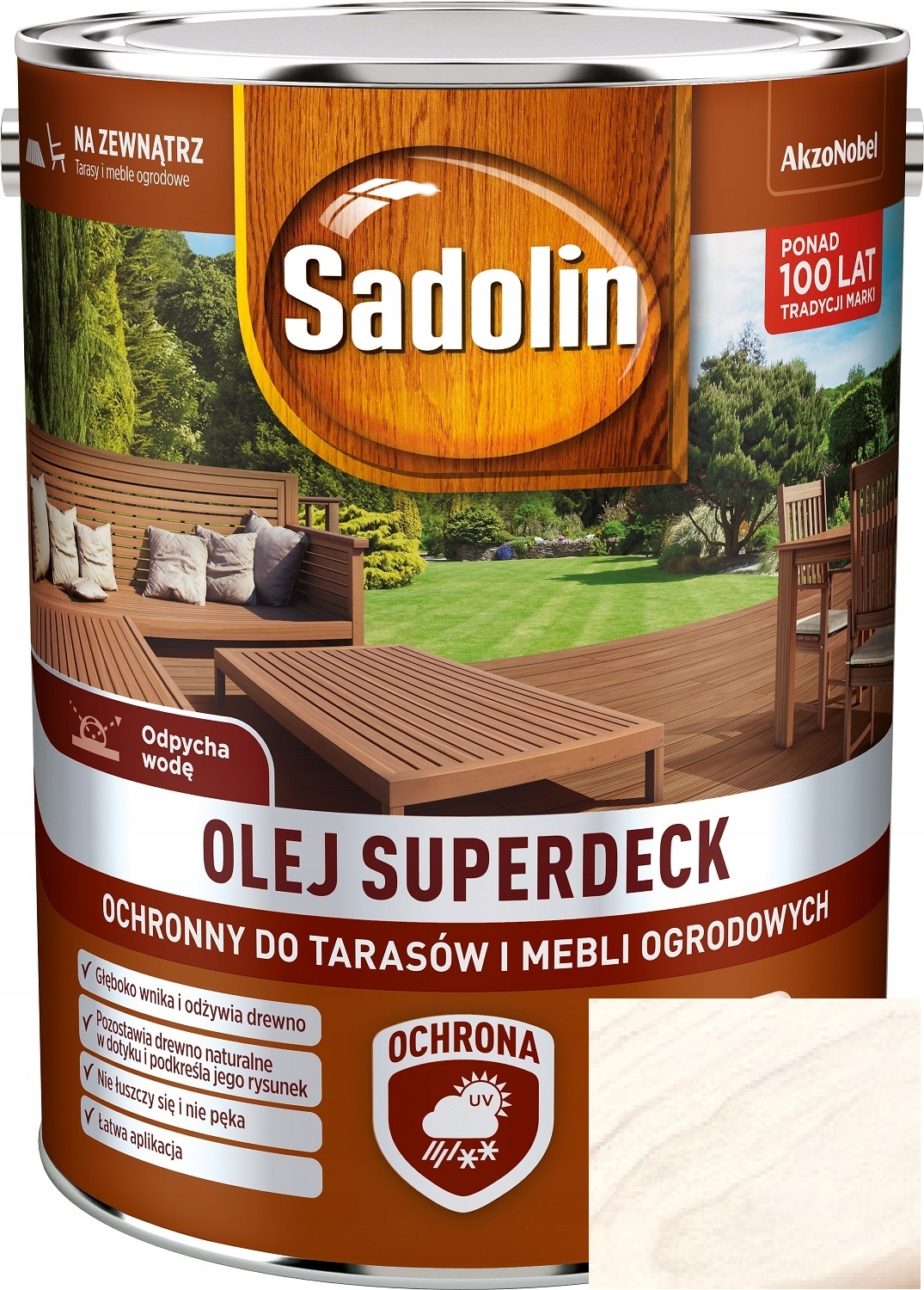 Sadolin Olej Superdeck Do Tarasów Bielony 5L