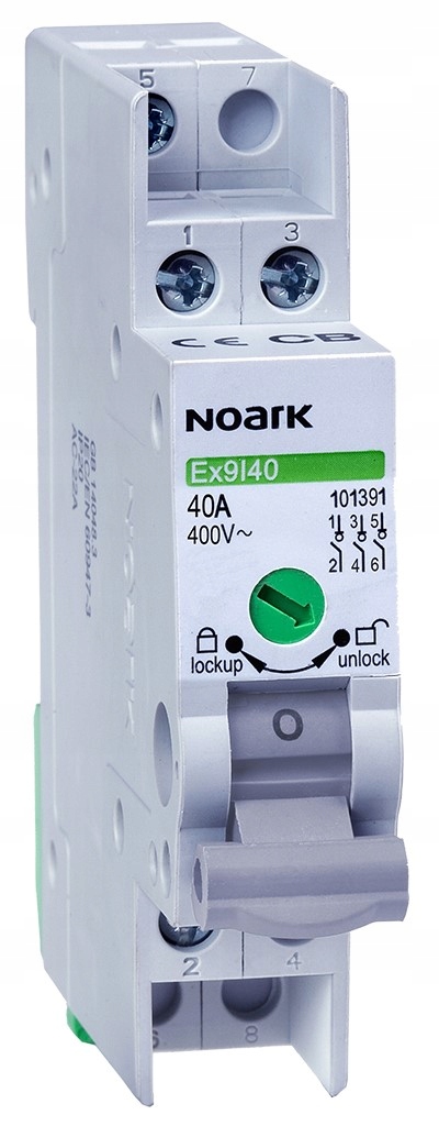 

Rozłącznik Izolacyjny 2P 40A Noark 101390