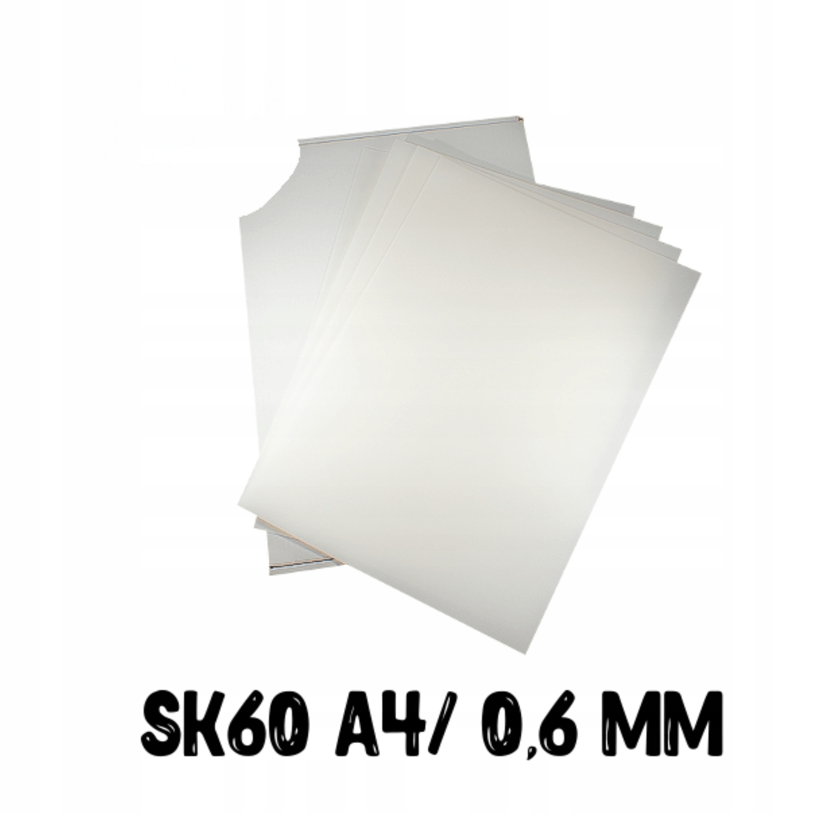 Papier Waflowy SK60 0,6 MM 50 szt. Arkusz A4