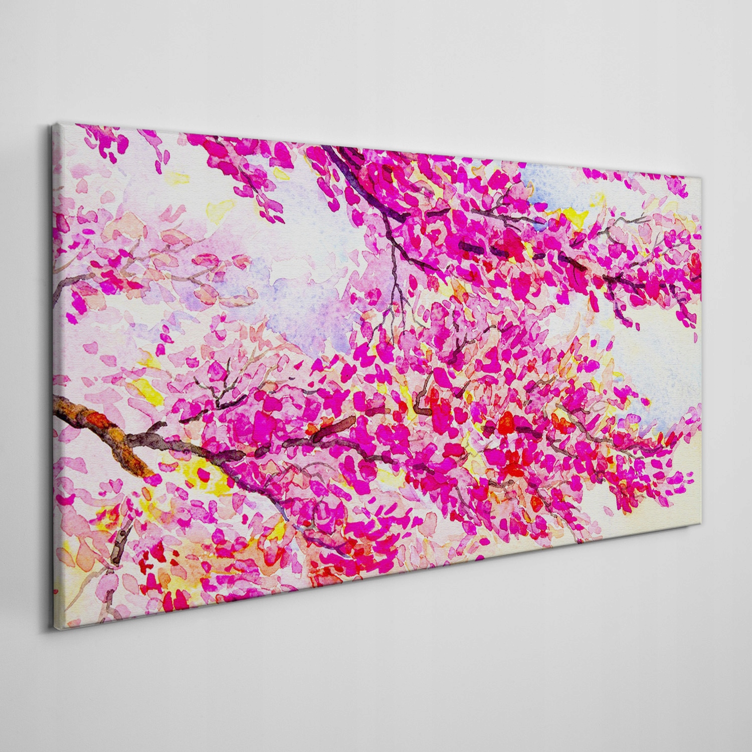 

Obraz na płótnie Malarstwo drzewo liście 100x50 cm