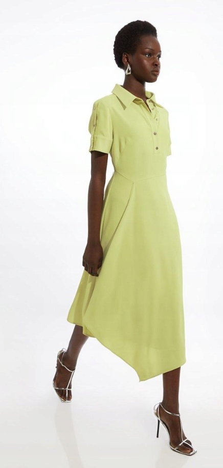 Karen Millen Intenzivně Zelené Šaty Elegantní 36 B1F