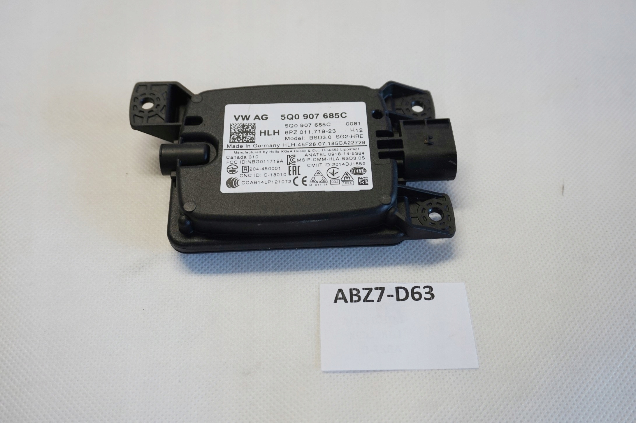 RADAR ASYSTENT PASA VW GOLF VII LIFT 5Q0907685C