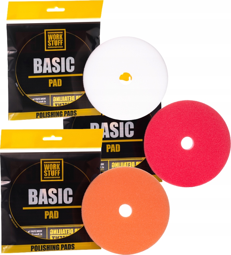 

Work Stuff 3X Basic Pad Zestaw Cut One Step Finish