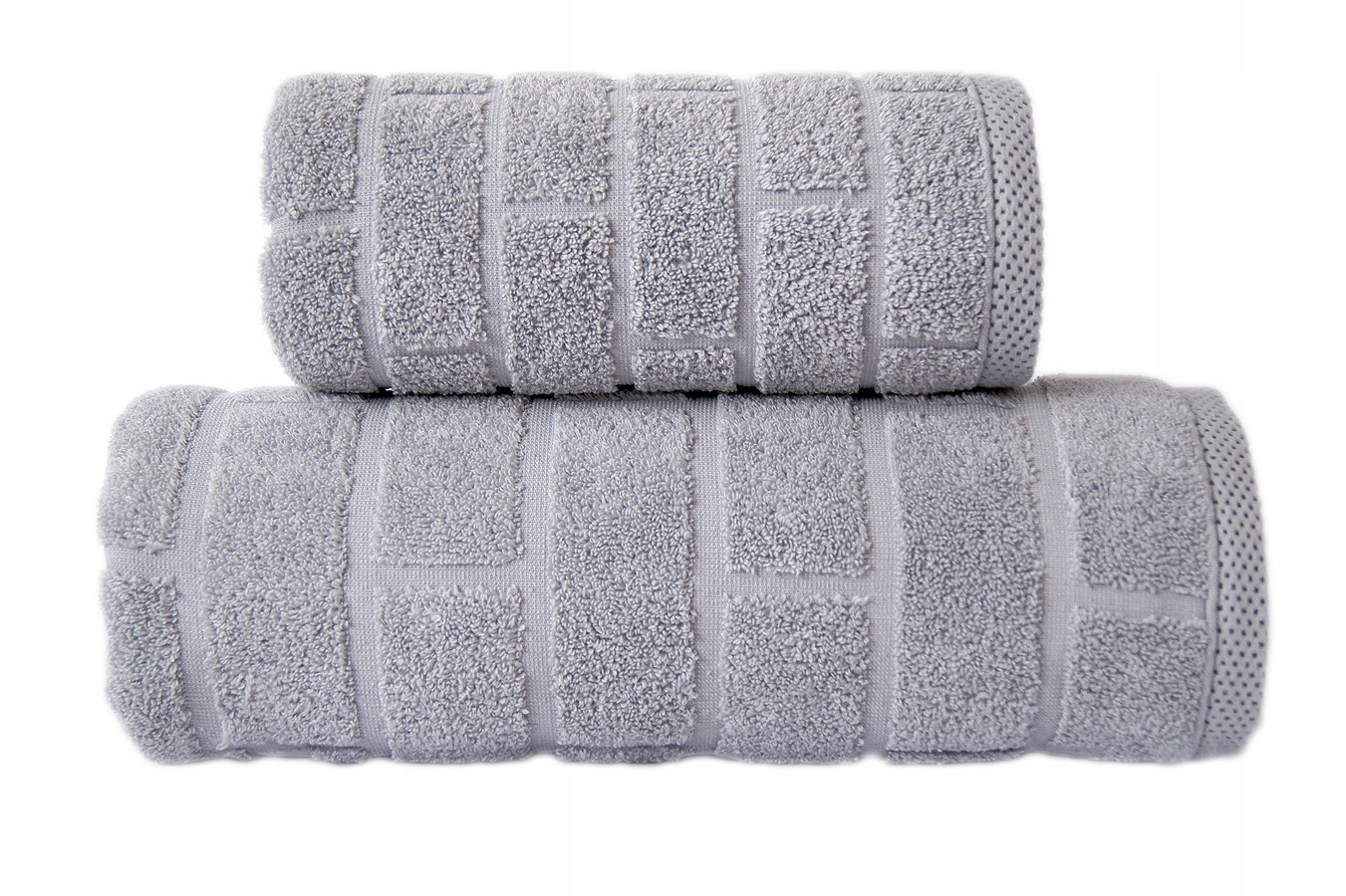 

Ręcznik Kąpielowy Jasny Popiel 50x90 Cegiełki