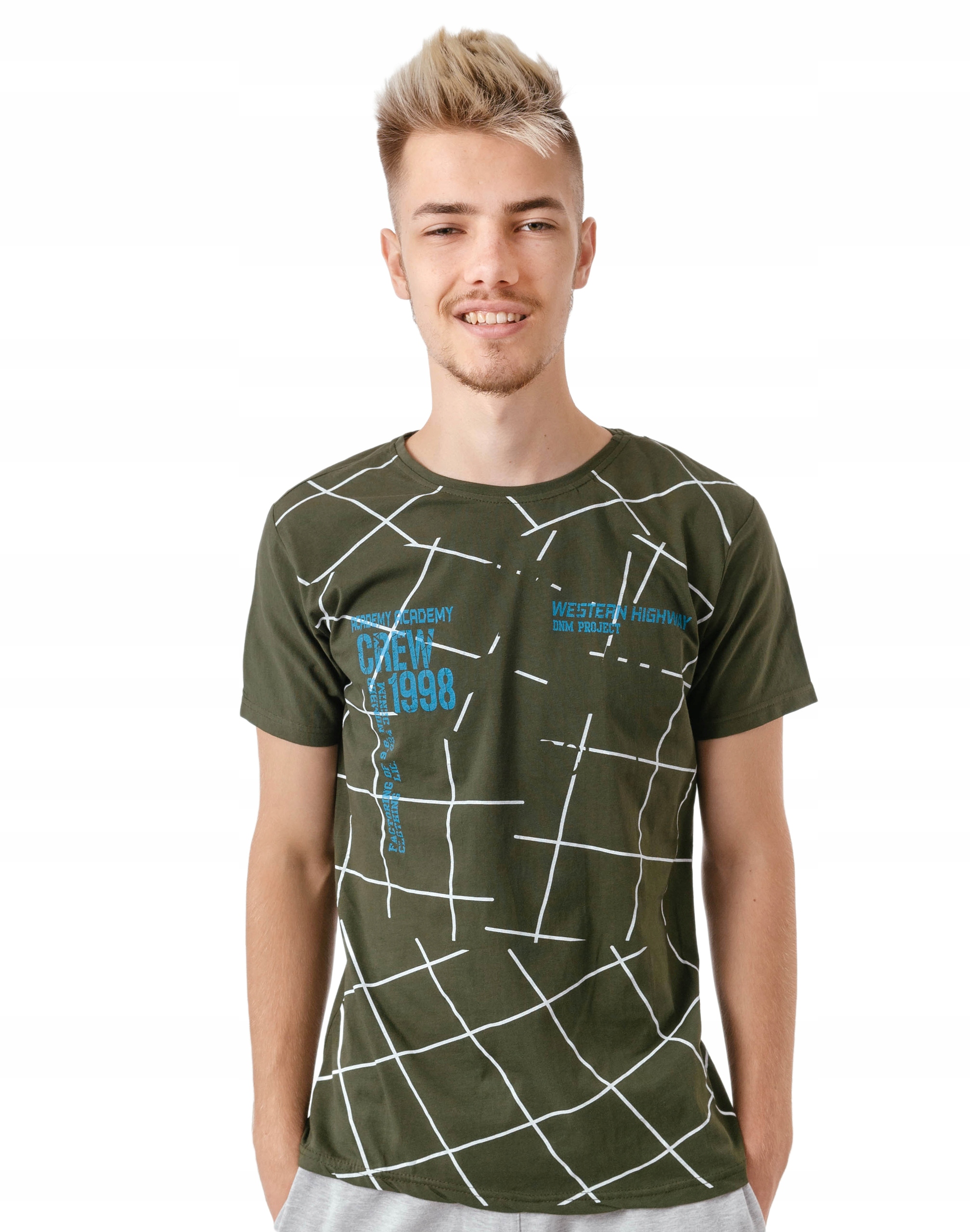 

Koszulka Podkoszulek Męski T-shirt Top KM09-14 XL