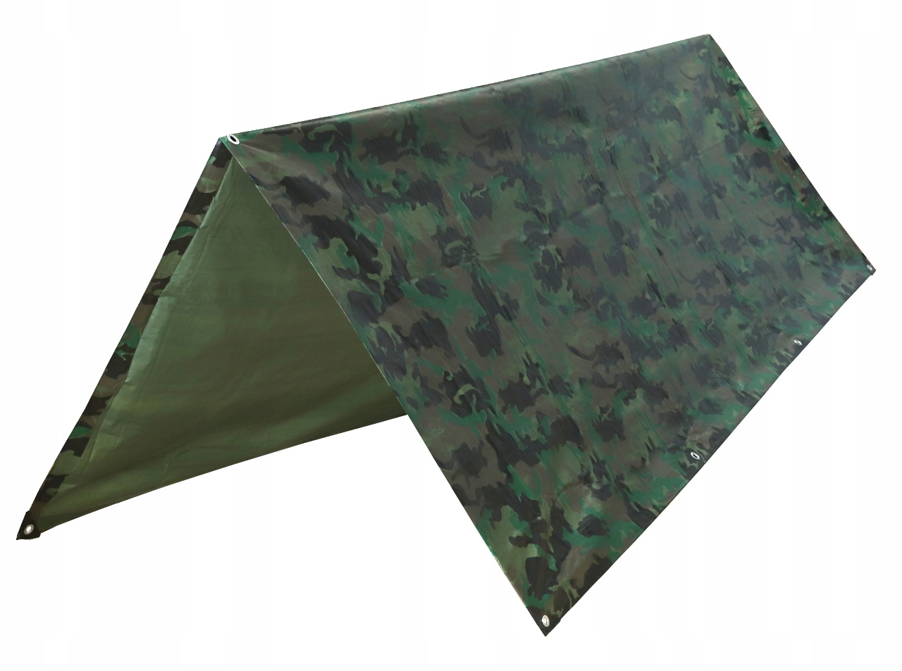 Płachta plandeka ochronna tarp namiot survivalowy 3x2m Mil-Tec woodland