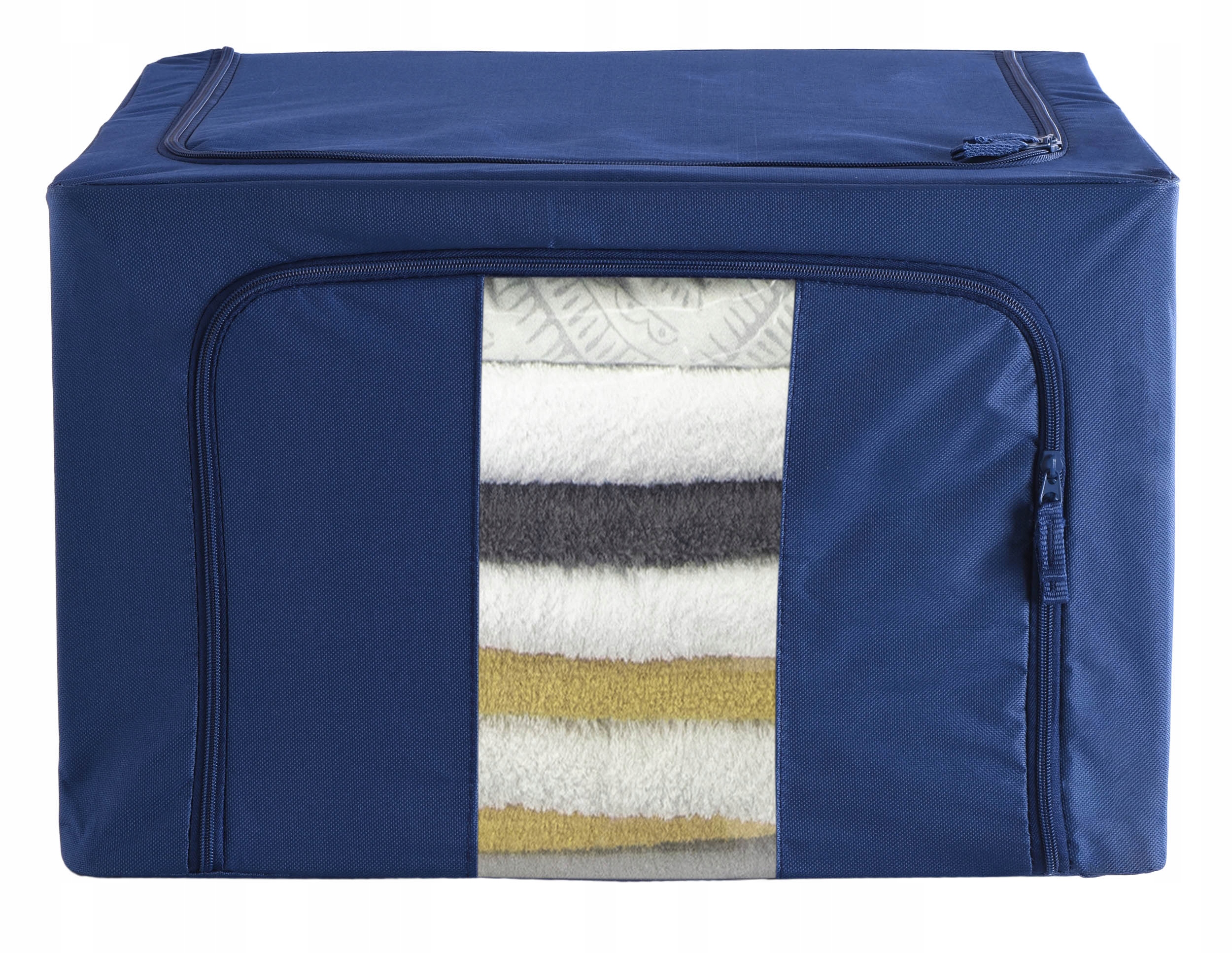 POKROWIEC USZTYWNIANY ZE STELAŻEM ORGANIZER NA KOŁDRĘ POŚCIEL UBRANIA 60L Marka Gockowiak