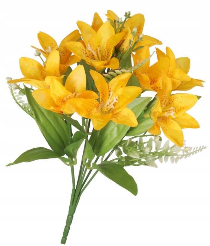 SZTUCZNE KWIATY GAŁĄZKI ROŚLINY LILIA LILIE JAK ŻYWE Kod producenta 615116