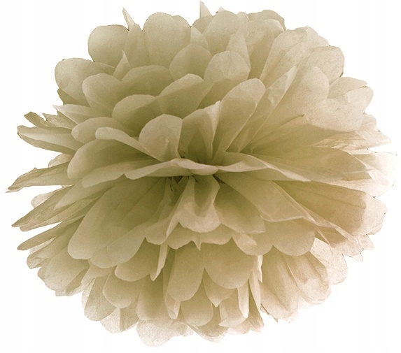 

Pompon bibułowy kolor złoty 25cm
