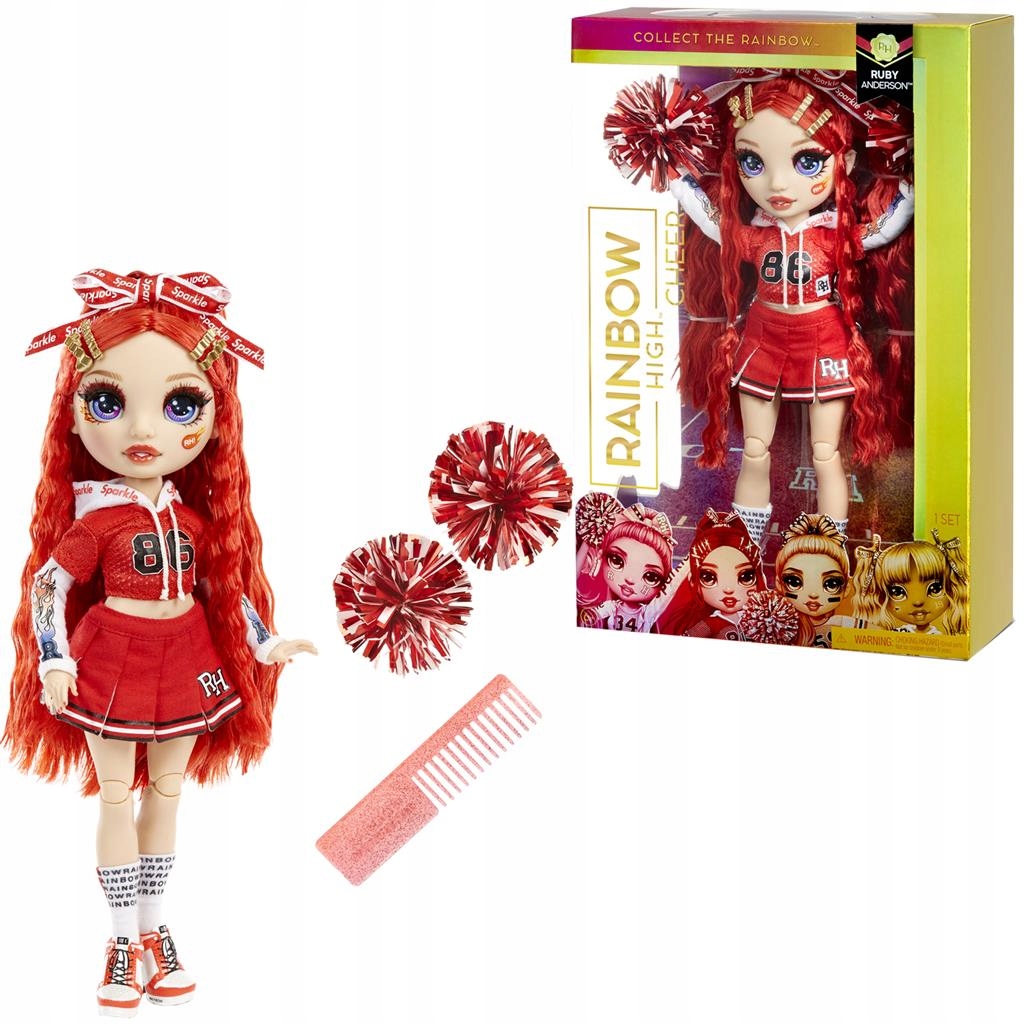 

Rainbow High lalka Ruby Anderson Cheer Czirliderka