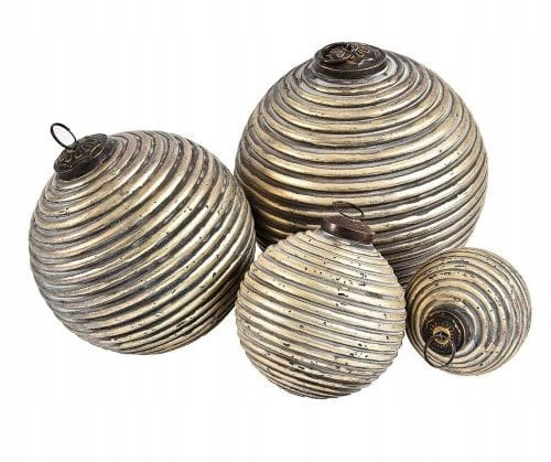 

Bombka 5B Bosco 12 cm złota rustykalna Belldeco
