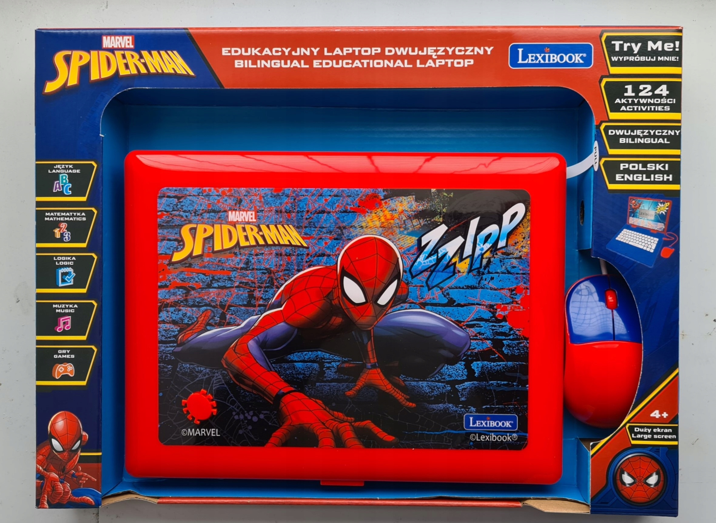 Ноутбук edu Spiderman PL/EN dwa języki EAN (GTIN) 3380743097749