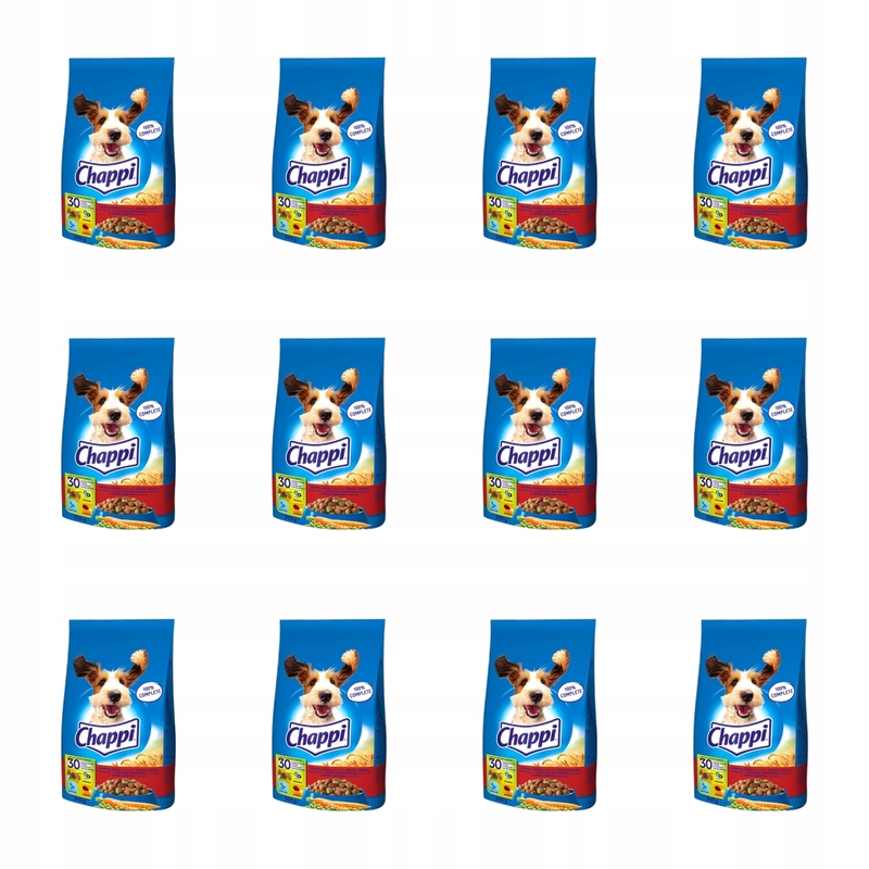 Chappi Suché S Hovězím A Drůbežím Masem 500 G Krmivo Pro Psy X12