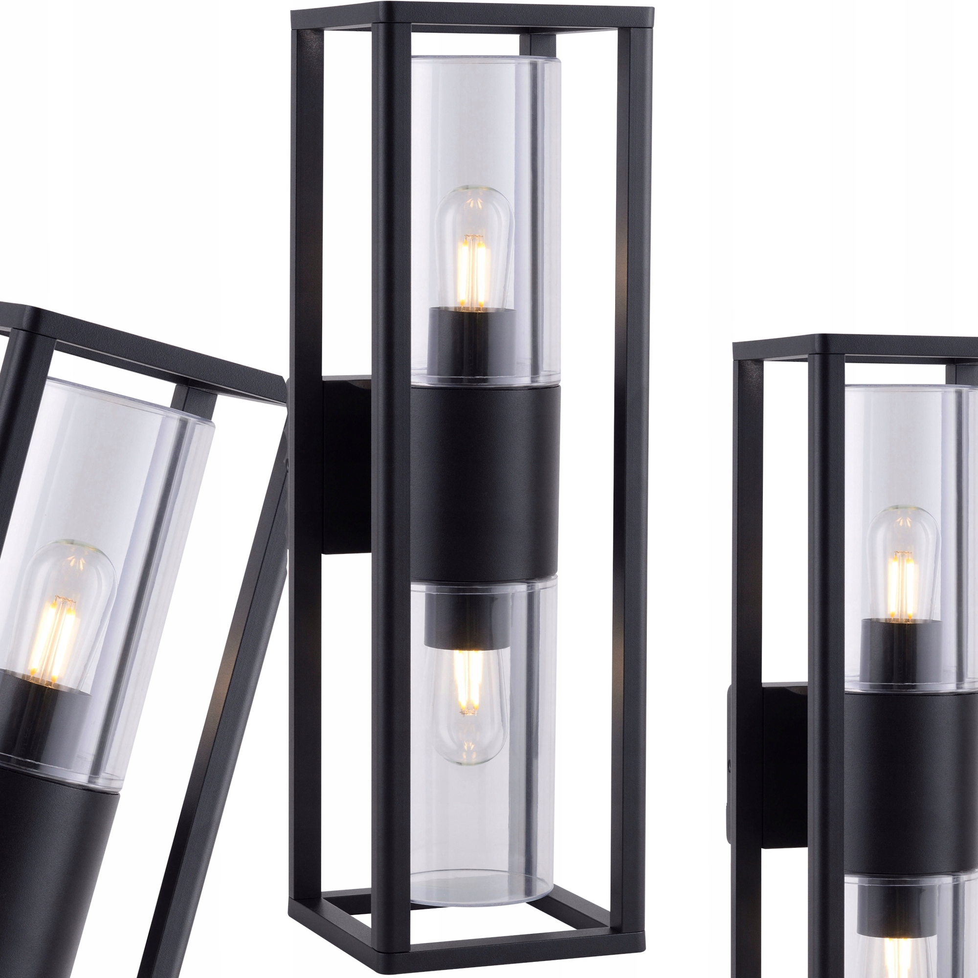 Kinkiet Zewnętrzny Lampa Ogrodowa Zewnętrzna Elewacyjna Ścienna 2x E27 Led