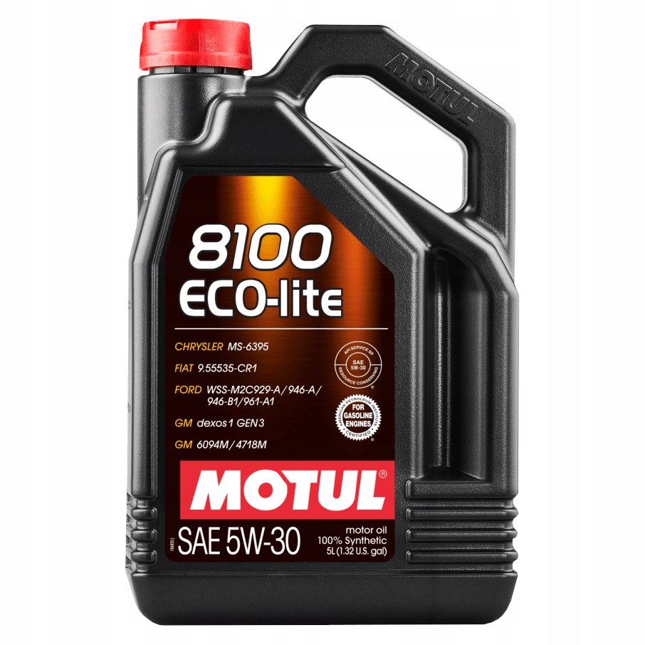 MOTUL 8100 ECO-LITE 5W30 10L GM DEXOS1 GEN3 FIAT 9.55535-CR1 + ZAWIESZKA Kod producenta 108214
