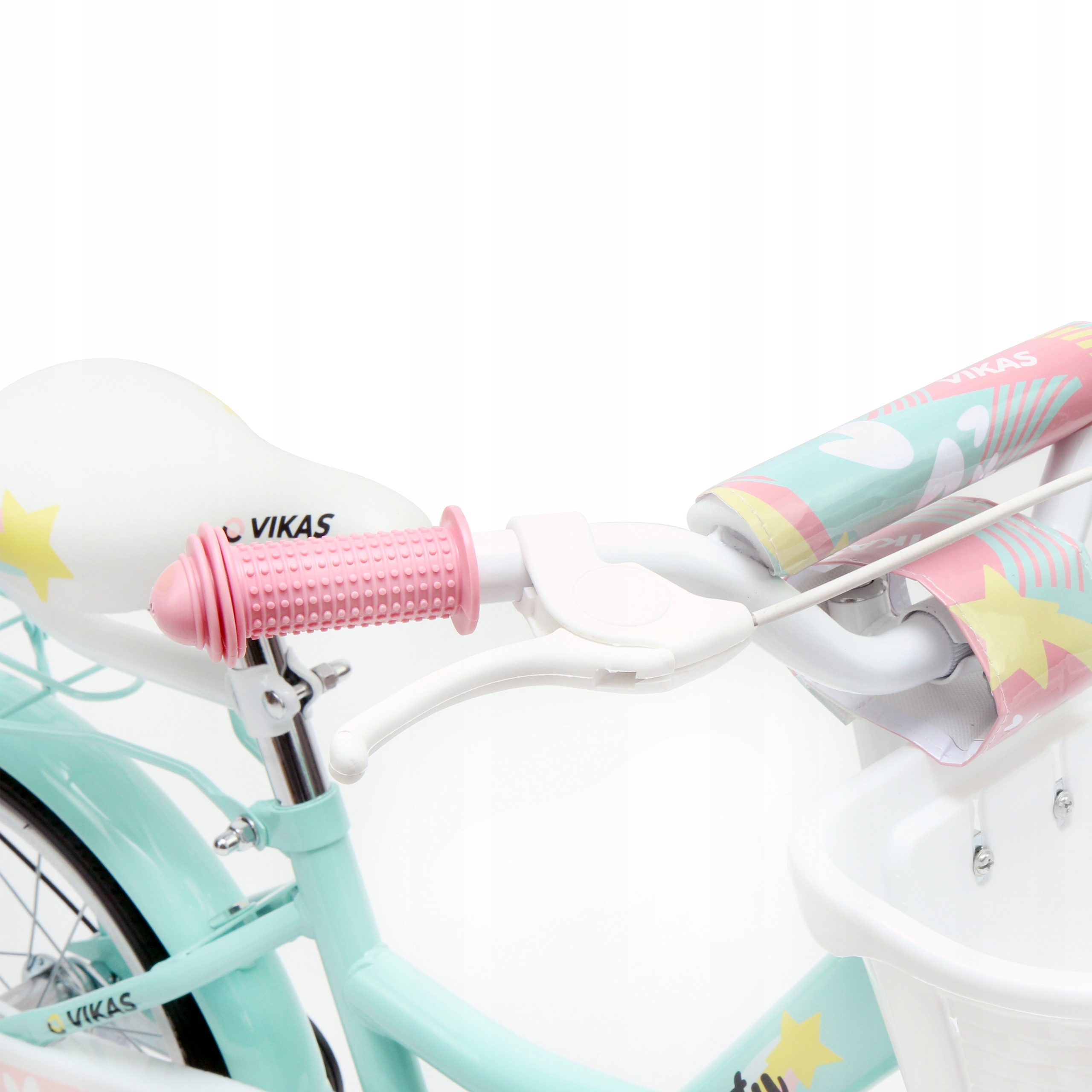 ROWER DZIECIĘCY ROWEREK 16 cali DLA DZIEWCZYNKI KOSZYK + PROWADNIK GRATIS Hamulce inne