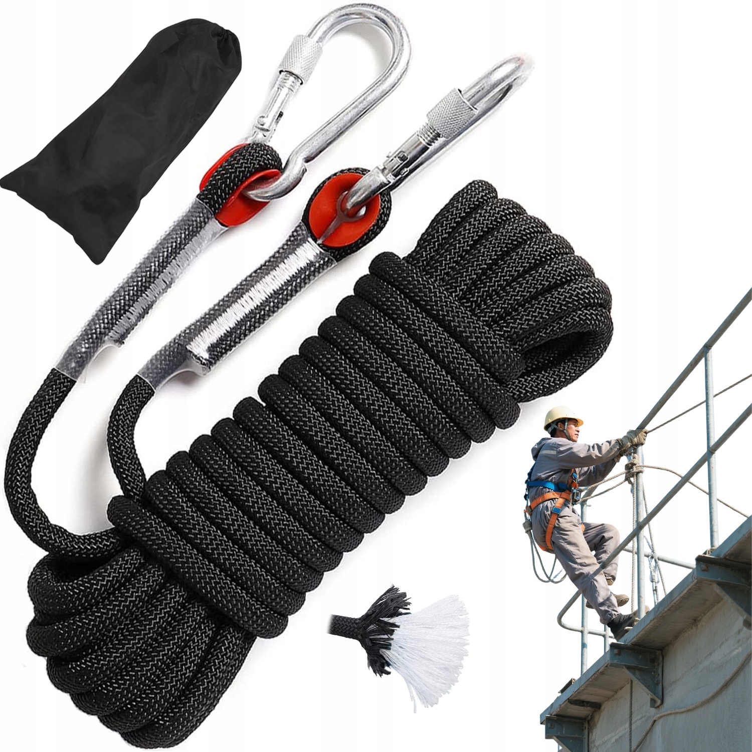Lina Bezpieczeństwa 10M 10MM Do Alpinizmu I Akcji Ratunkowych